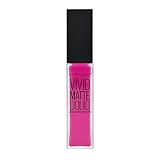 Maybelline New York Vivid Matte Liquid Lippenstift 15 electric pink, 1er Pack (1 x 8 ml)