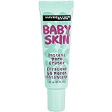 Maybelline New York Make Up Basis, Baby Skin Primer, Langanhaltend und porenverfeinernd, Transparent, 22 ml Gleichmäßiger...