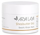 ARYA LAYA Sheabutter bio, 100 ml: Aus kontrolliert biologischem Anbau, für sehr trockene oder rissige Hautpartien &...