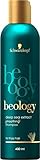 Schwarzkopf beology Geschmeidigkeits-Shampoo, für widerspenstiges Haar, mit Tiefsee-Extrakt, 3er Pack (3 x 400 ml)