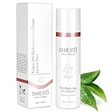 SHEZO 24h Hyaluron Feuchtigkeitscreme 50ml - Reichhaltige Anti Aging Gesichtscreme - Japanische Superfrucht Yuzu -...