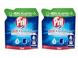 PRIL Mix & Clean Konzentrat zum Auffüllen (2x 120 ml), Handgeschirrspülmittel mit höchster Fettlösekraft, für sauberes...