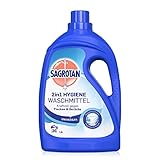 Sagrotan 2in1 Hygiene Waschmittel Universal – Waschmittel für hygienisch saubere und frische Wäsche – Kraftvoll gegen...