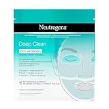 Neutrogena Deep Clean Gesichtsmaske, Tuchmaske für tiefenreine Haut, mit Seetang Extrakt, 30ml