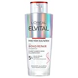 L'Oréal Paris Elvital Repair Shampoo für eine sanfte Reinigung, Mit Bond-Repair-Komplex und Zitronensäure, Für weniger...