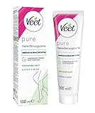 Veet Pure Haarentfernungscreme für Körper, Arme & Beine - Enthaarungscreme für trockene Haut - Minimum an Inhaltsstoffen &...