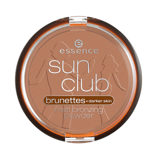 essence sun club brunettes matt bronzing powder