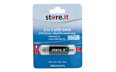 Store.it 2-in-1 USB Stick 16GB