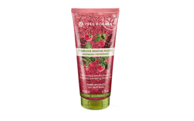 Yves Rocher Raspberry Peppermint Exfoliating Shower Gel