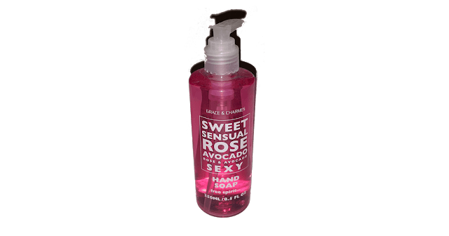 Grace & Charmes Sweet Sensual Rose & Avocado SEXY Hand Soap