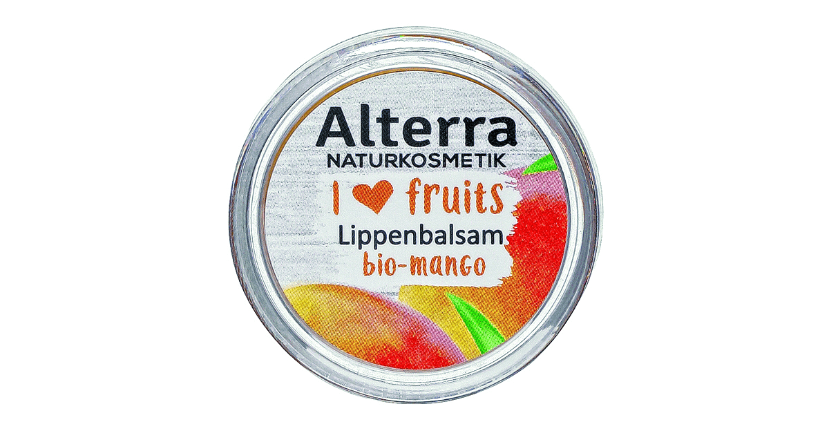 Alterra i ♥ fruits Lippenbalsam Bio-Himbeere & Bio-Mango