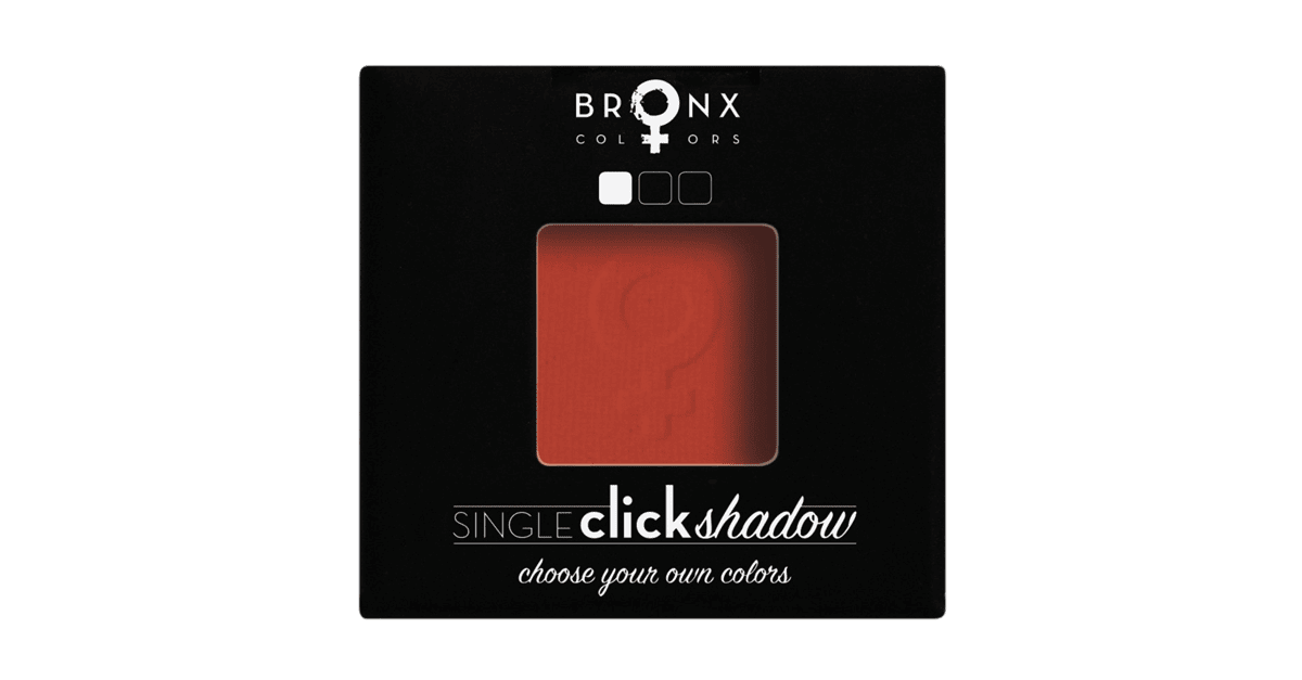 BRONX COLORS Single Slide Shadow Atomic Tangerine, Cinnamon, Frost