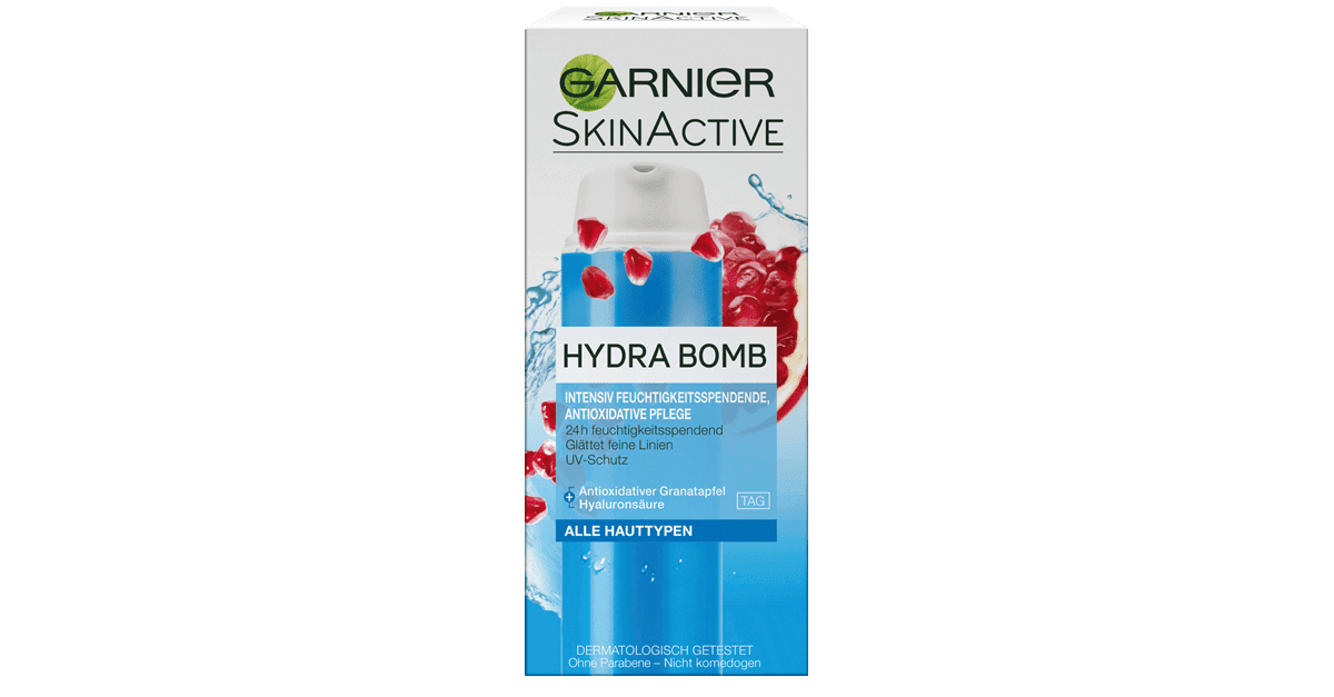 Garnier SkinActive Hydra Bomb Antioxidative Pflege Tag & Antioxidative Gel-Creme Nacht