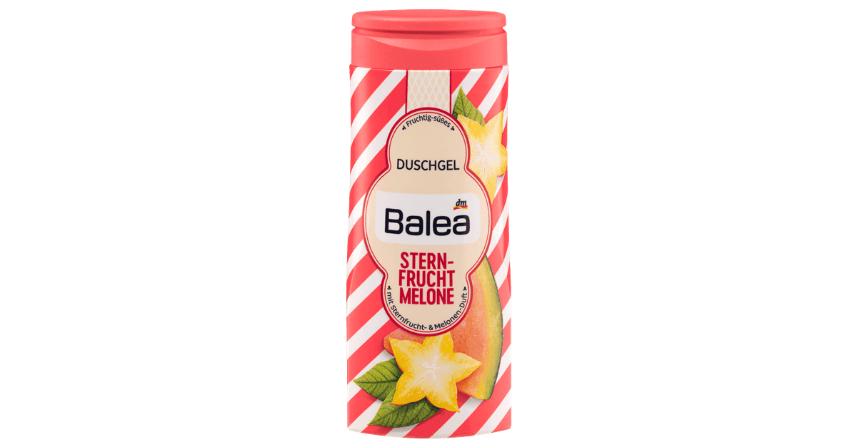Balea Duschgel, Flüssigseife und Deo-Bodyspray Sternfrucht Melone