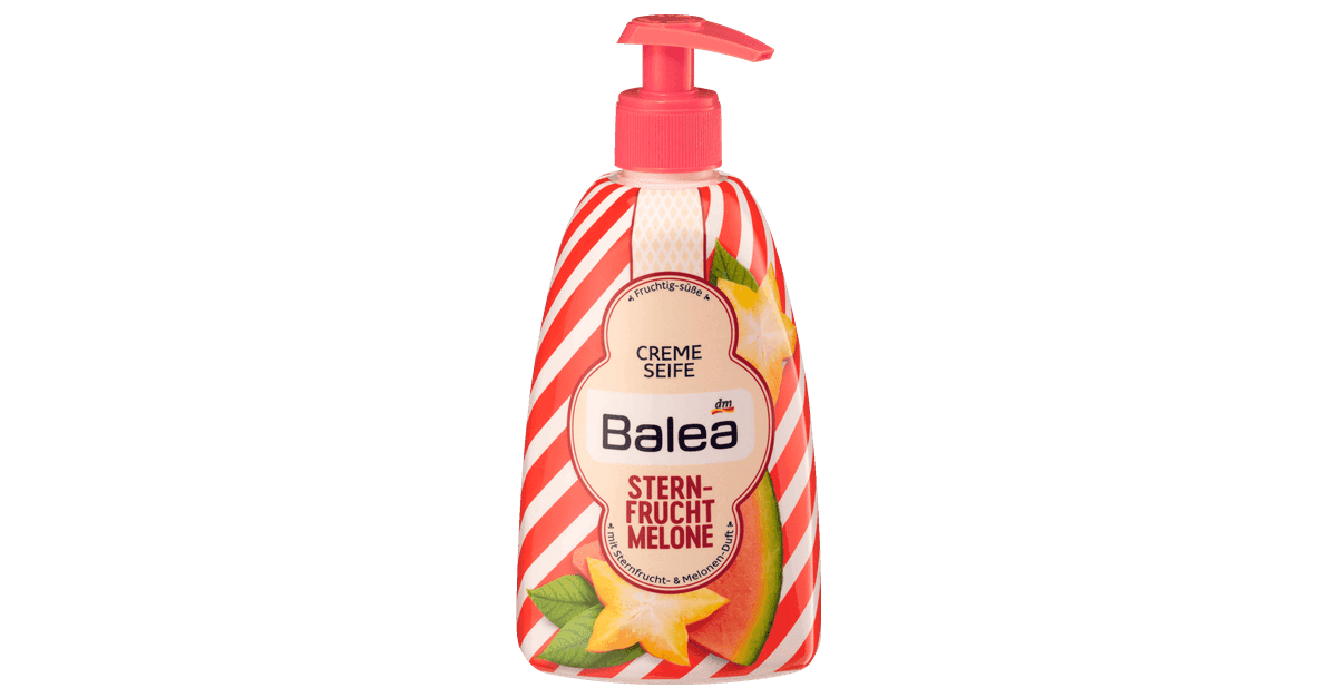 Balea Duschgel, Flüssigseife und Deo-Bodyspray Sternfrucht Melone