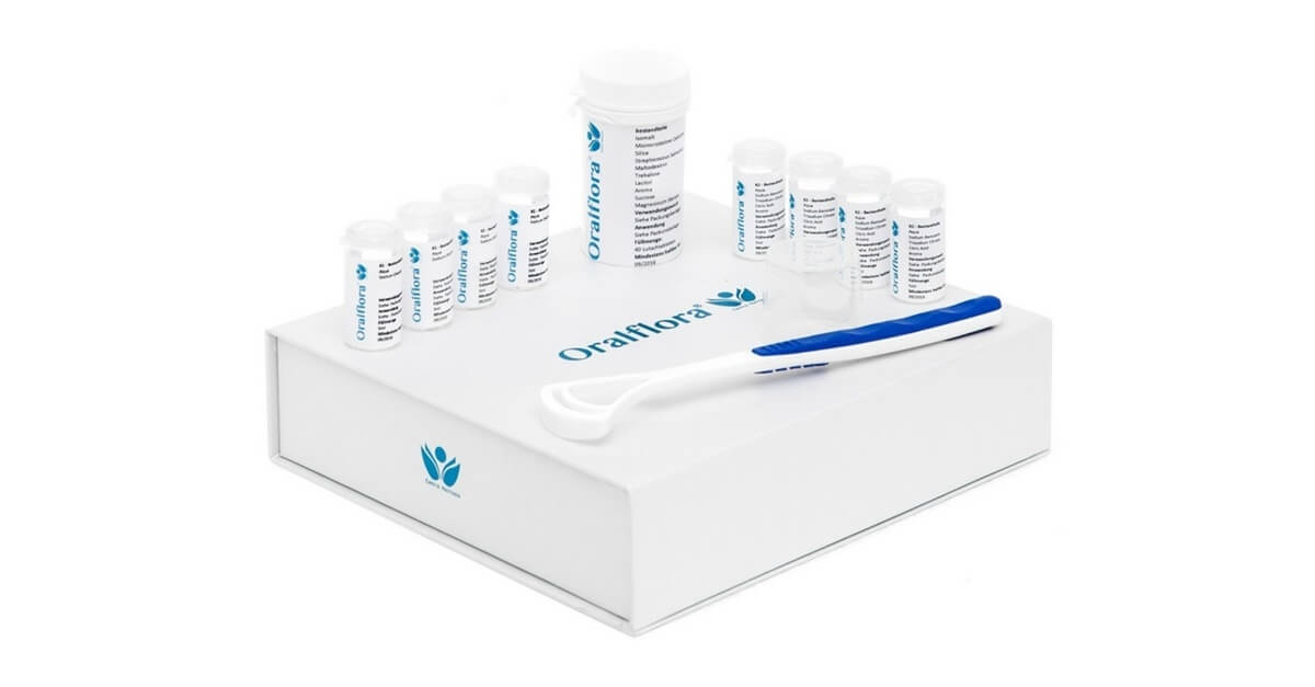 Oralflora Fresh Breath Kit, Mundspülung und Zahnbürsten weiß/schwarz weich