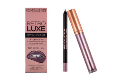 Makeup Revolution Retro Luxe Metallic Lip Kit The Rebellion