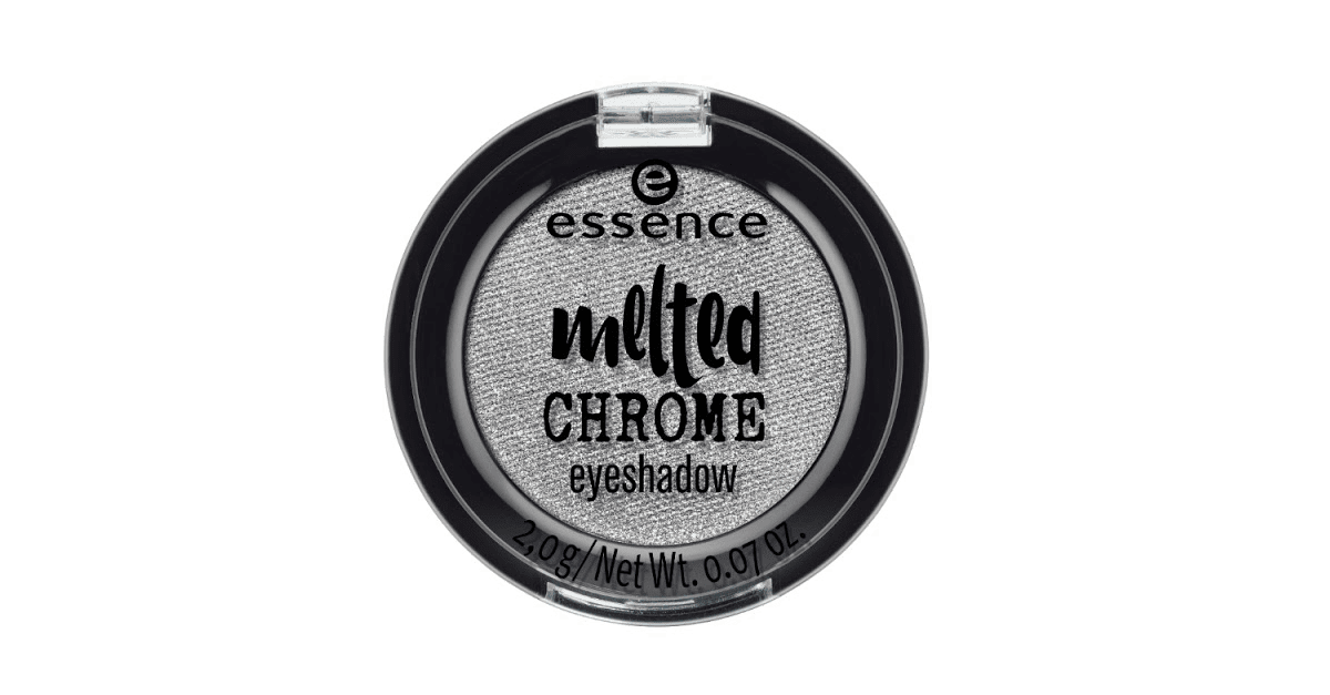 essence melted chrome eyeshadow 04 steel the look