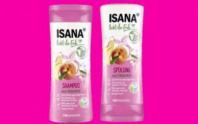 ♻️ 🌱 ISANA liebt die Erde Shampoo & Spülung Pfirisch