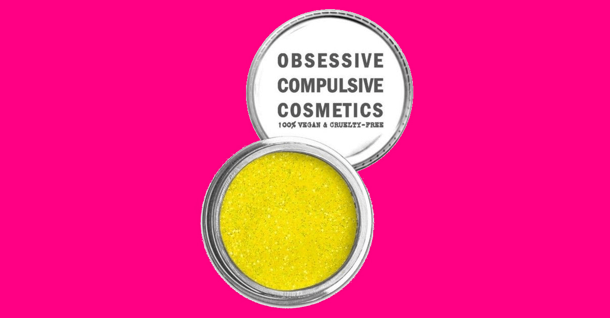 Obsessive Compulsive Cosmetics Loose Glitter Neon Yellow