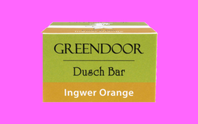 ♻️ 🐰 Greendoor Duschbar Ingwer Orange