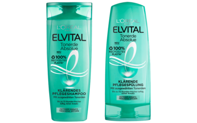 L’Oréal Paris ELViTAL Tonerde Absolue Shampoo und Spülung