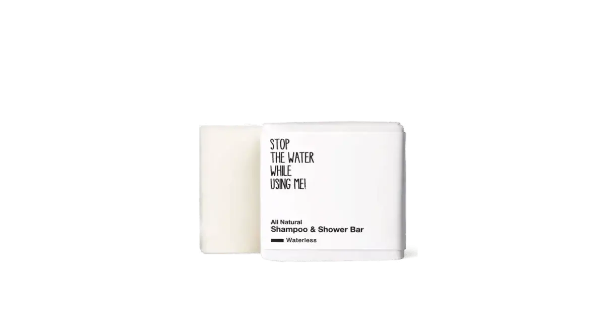 Stop The Water While Using Me! Waterless All Natural Shampoo & Shower Bars