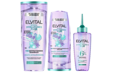 L'Oréal Paris Hydra [Hyaluronic] Pure Shampoo, Conditioner & Haarserum